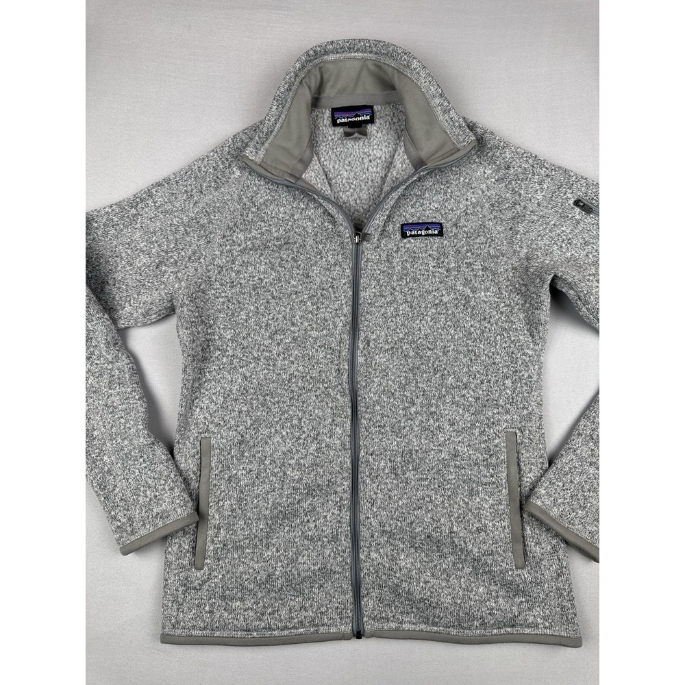 Patagonia Better Sweater Fleece Jacket Gray Full Zip Women's Small - Picture 6 of 11